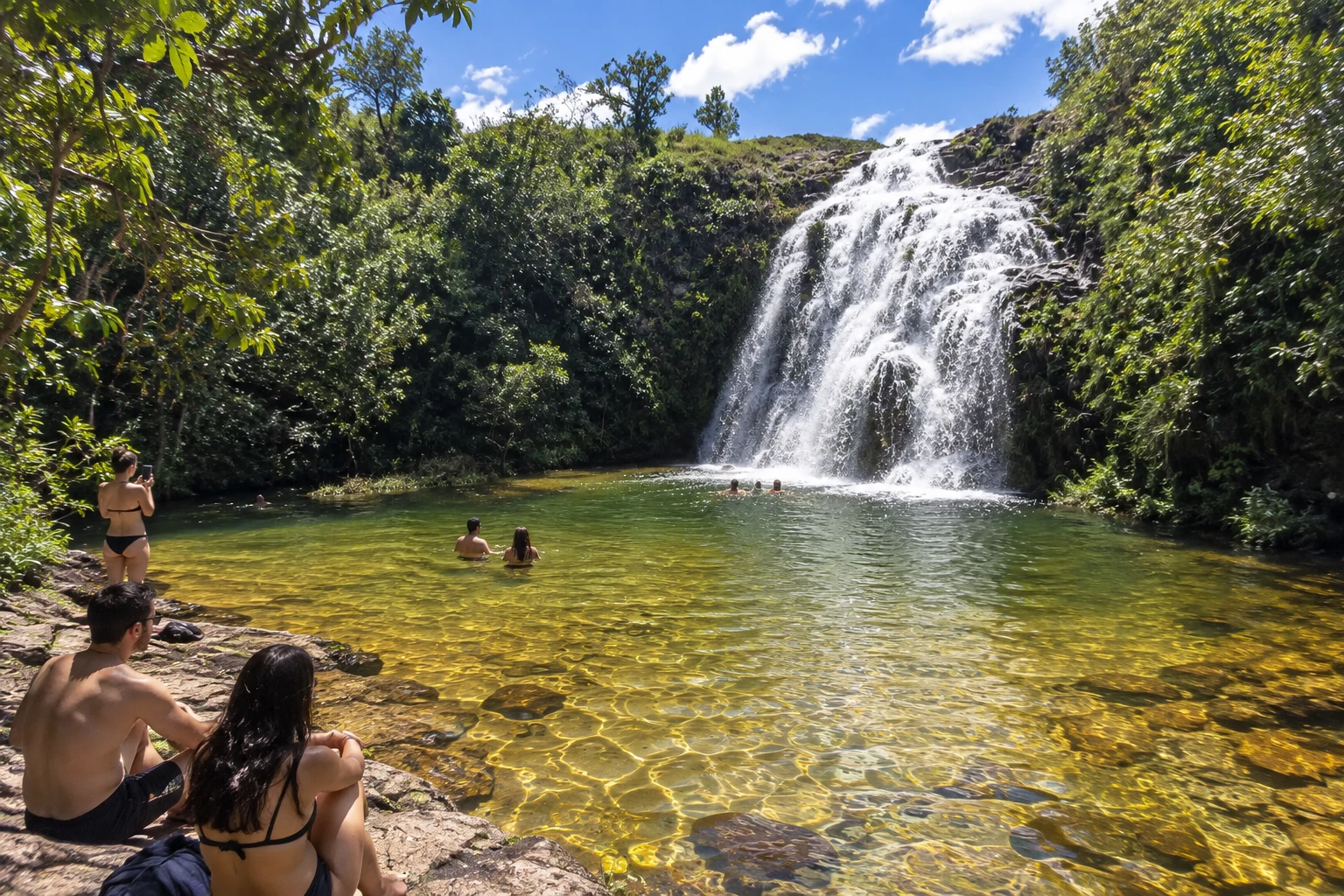 Cachoeira Lagoa Azul