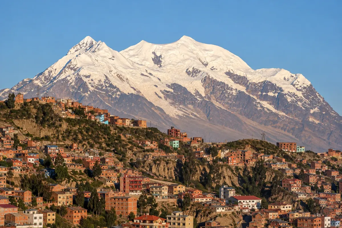 La Paz e o Illimani, La Paz