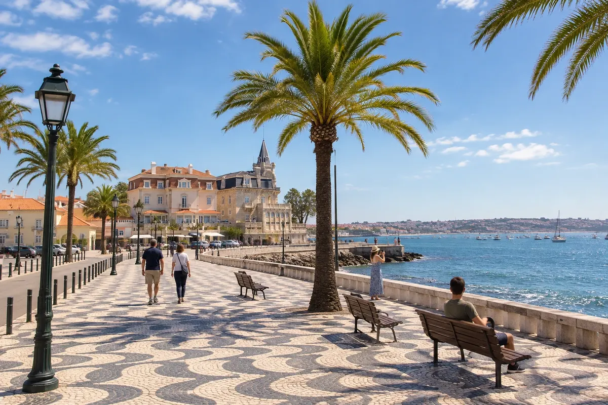 Baía de Cascais e centro histórico