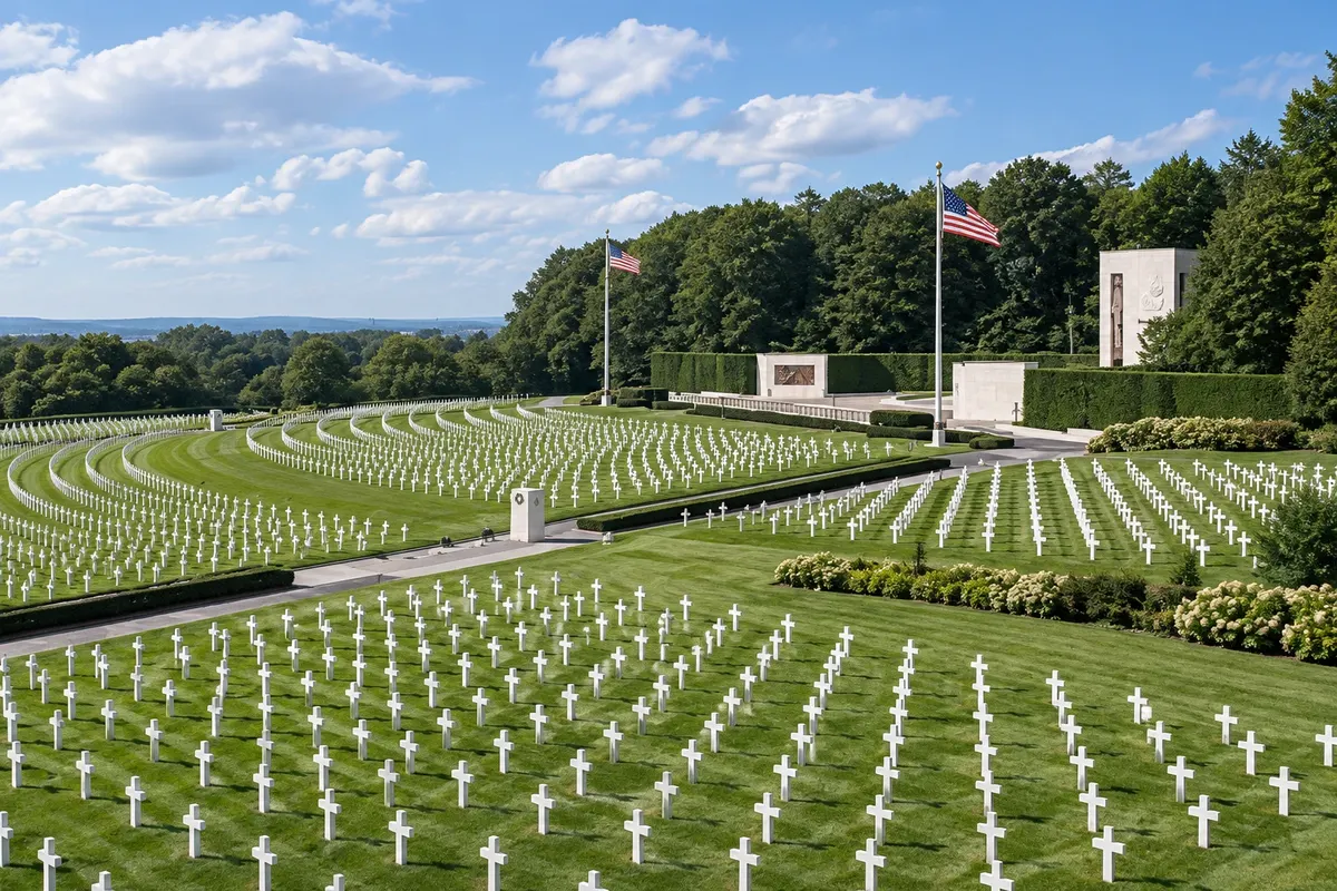 Luxembourg American Cemetery and Memorial (Cemitério Americano de Luxemburgo)