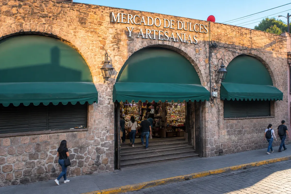 Mercado de Dulces y Artesanías
