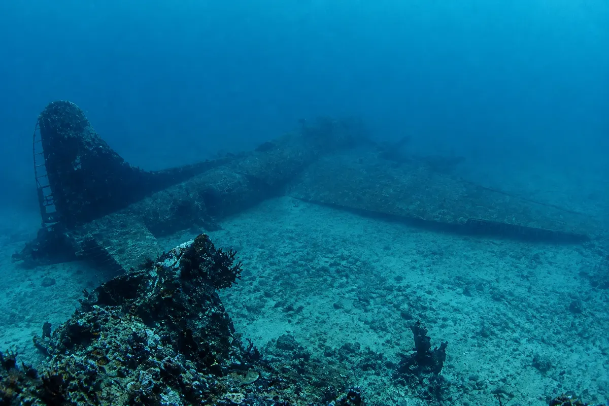 B-17 «Black Jack» Wreck