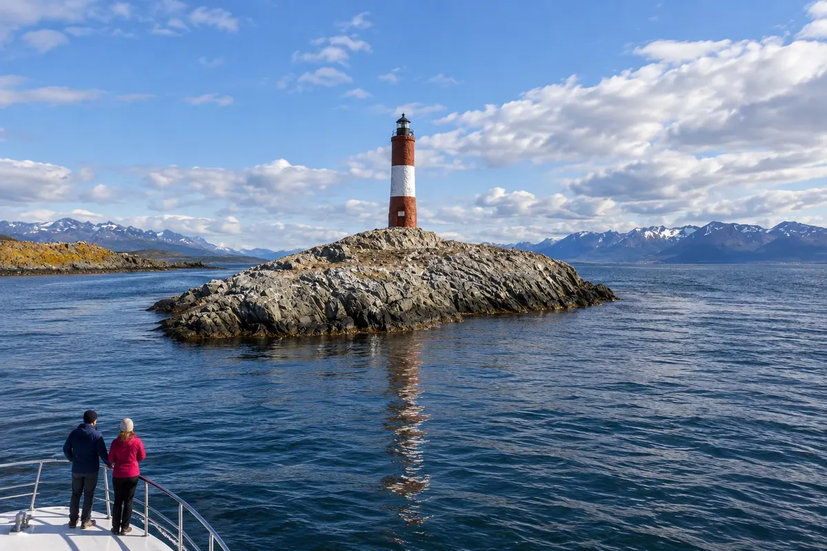 Navegación por el Canal Beagle — Faro Les Éclaireurs
