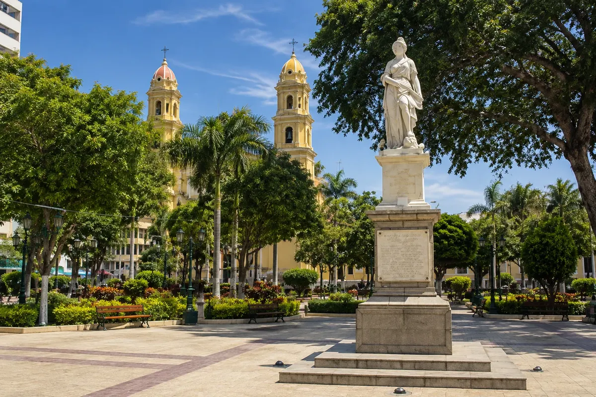 Plaza de Armas of Piura
