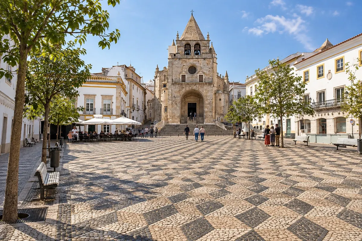 Praça da República e antiga Sé