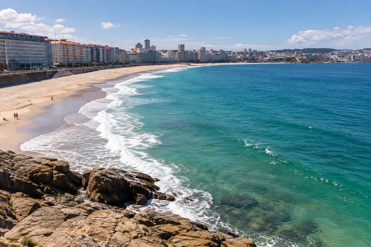 Praias de Riazor e Orzán