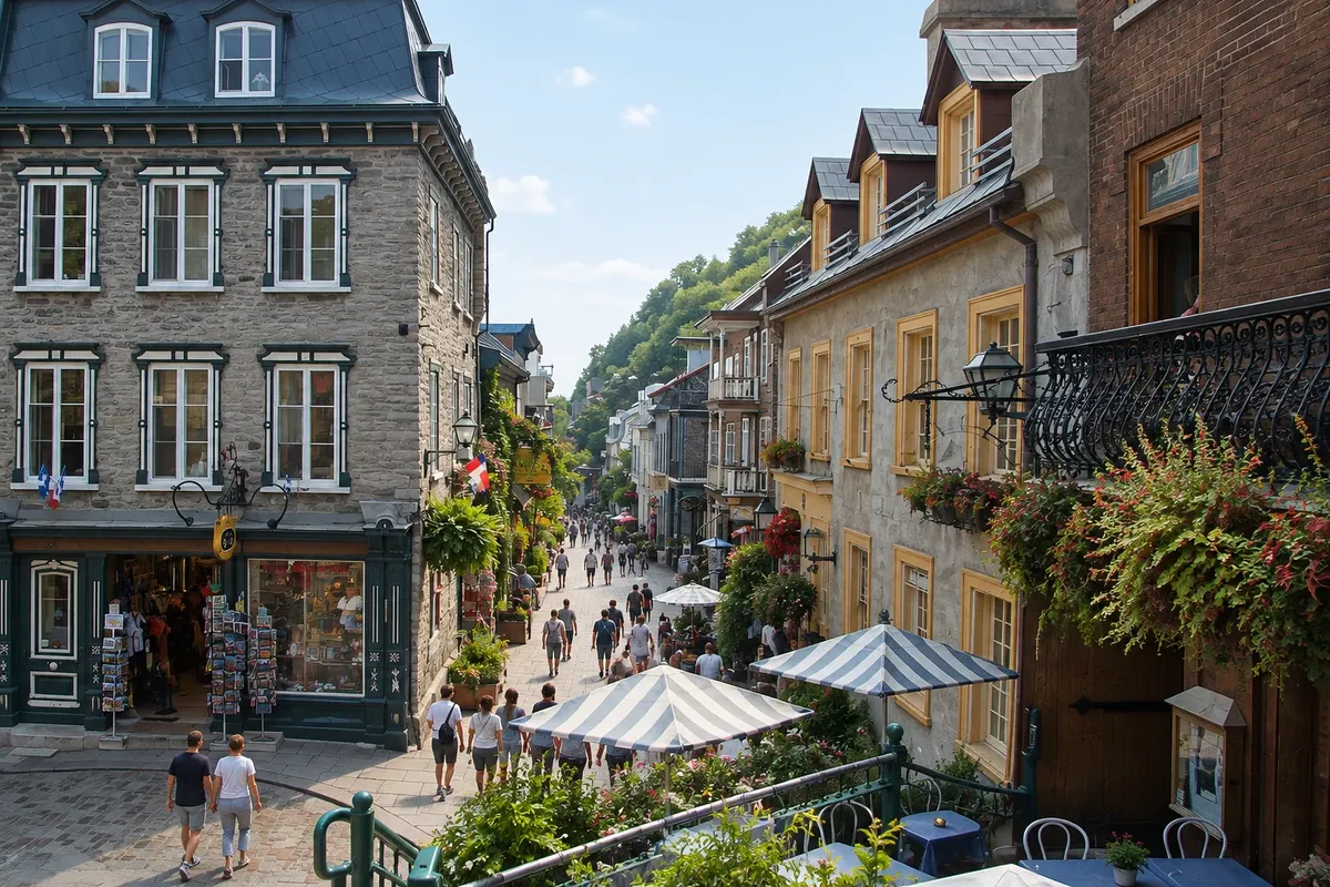 Quartier Petit-Champlain and Place Royale