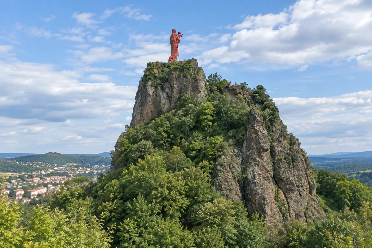 Rocher Corneille et Notre-Dame de France