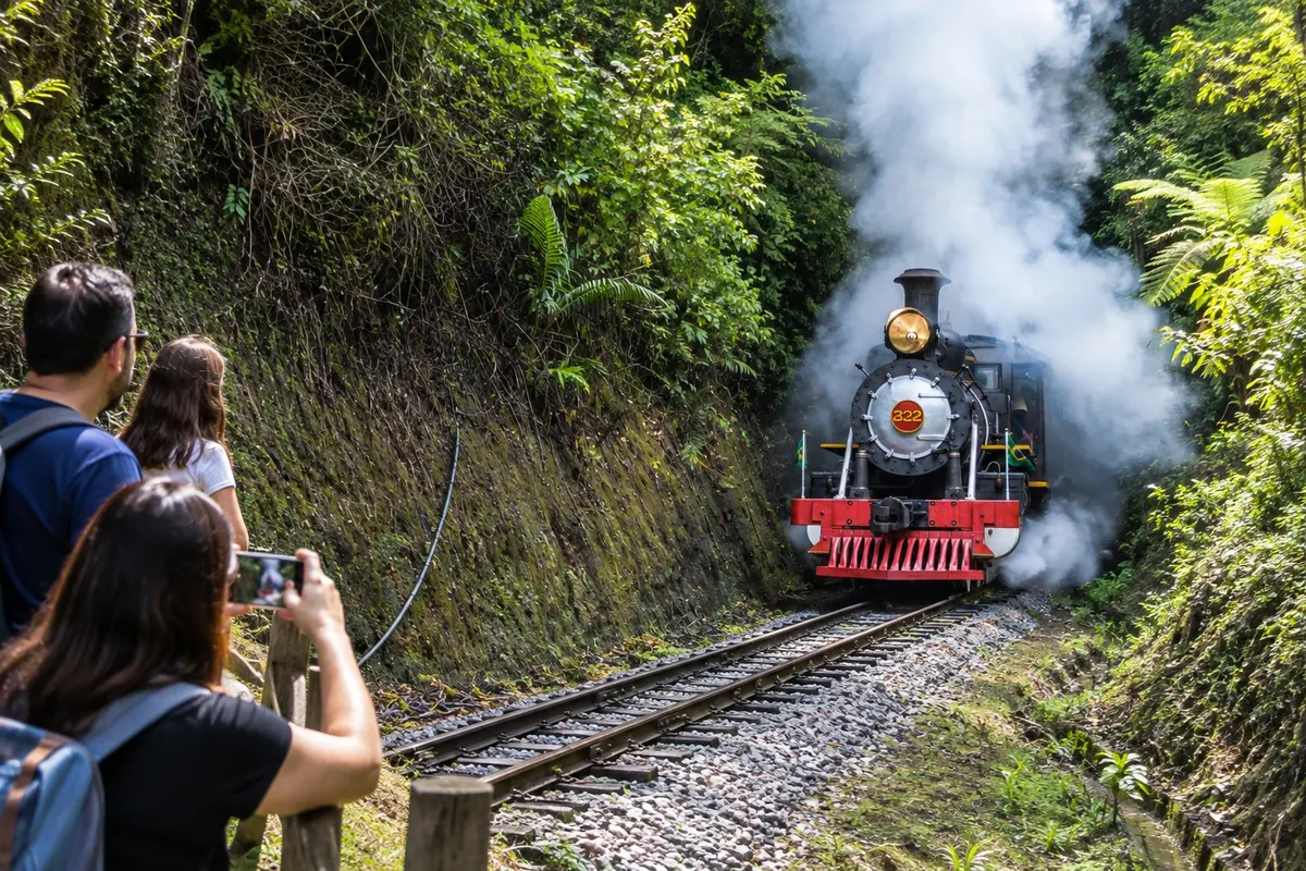 Trem do Vale Europeu — Subida