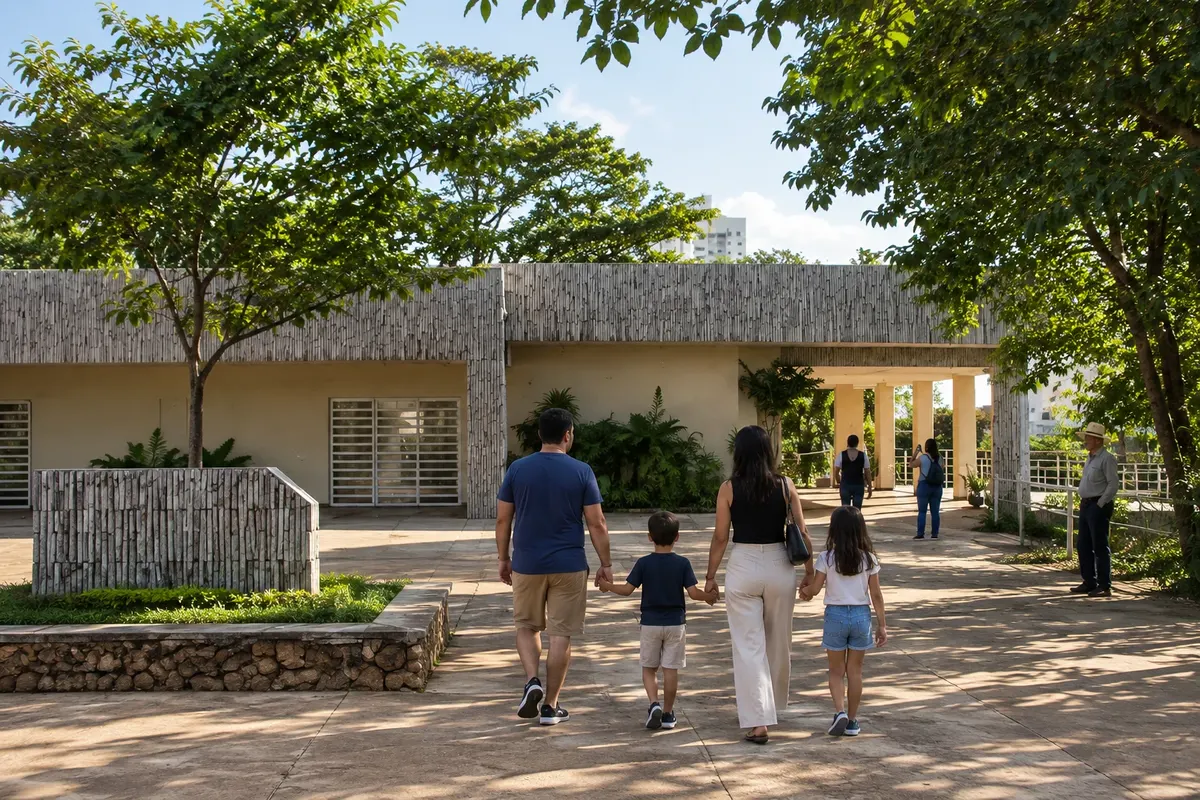 The entrance to the Museu Rondon, on the UFMT campus.