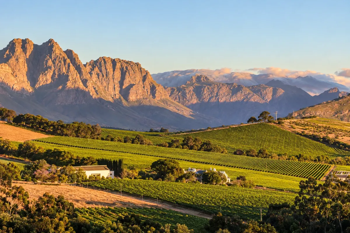 Viñedos de Stellenbosch, Cape Winelands