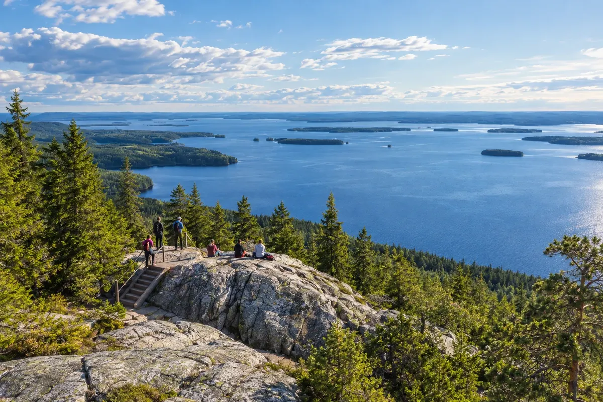 Ukko-Koli y el lago Pielinen