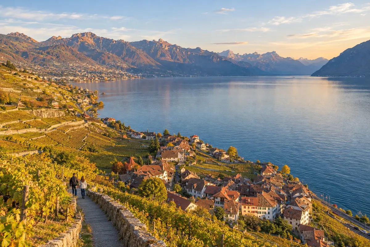 Lausanne and Montreux
