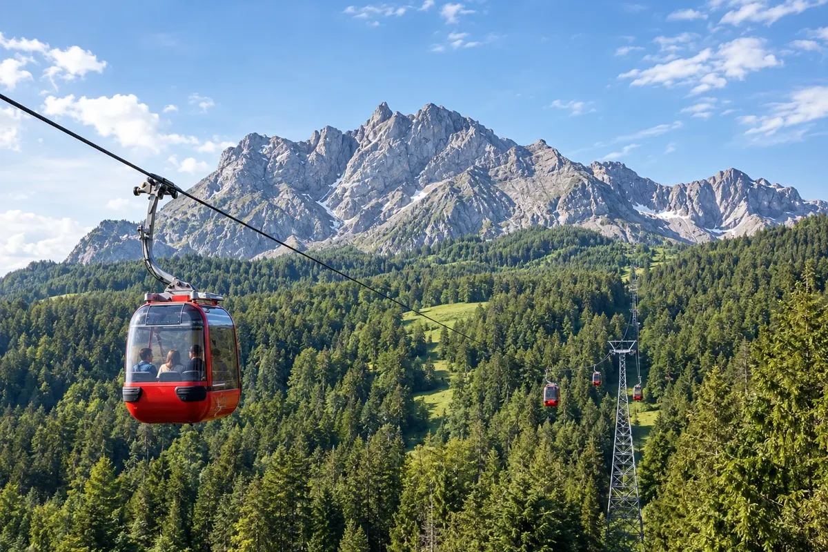 Lucerna and the mountains