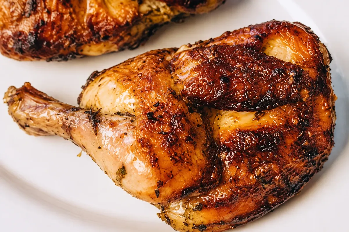 Galeto al primo canto — detail of the food or preparation.