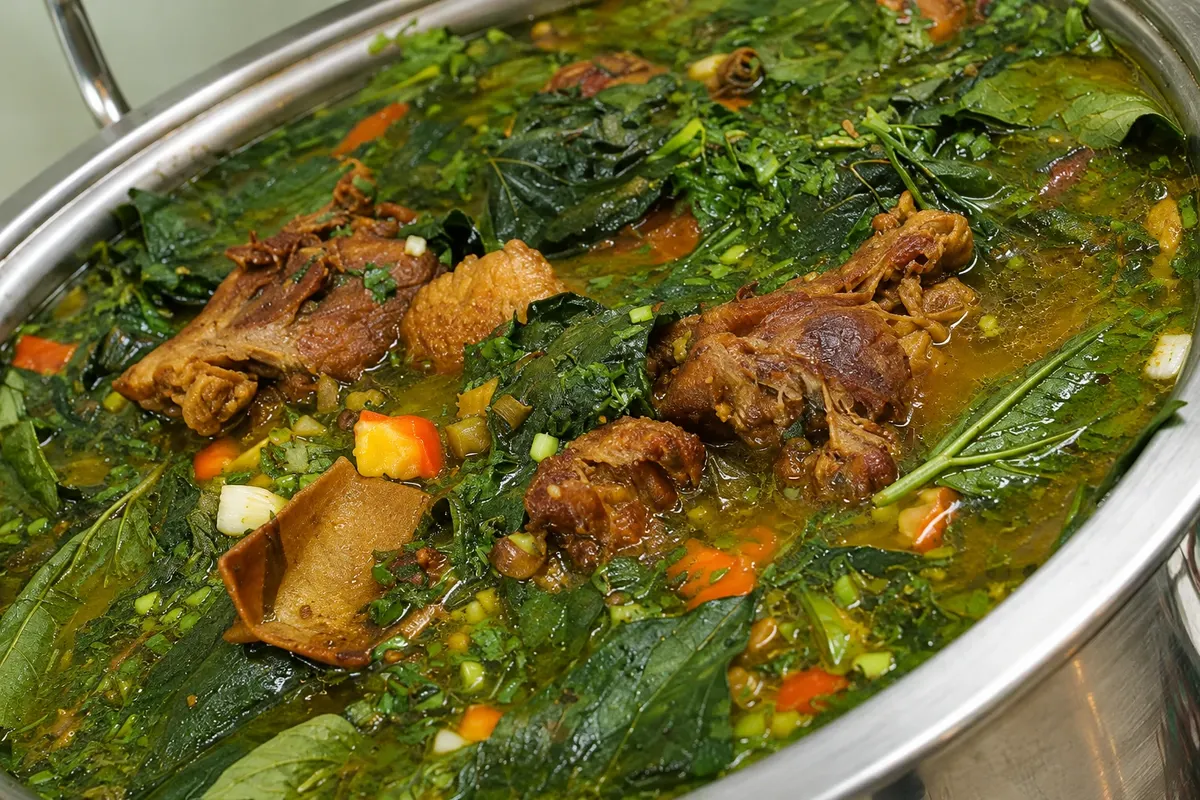 Pato in tucupi — detail of the food or preparation.