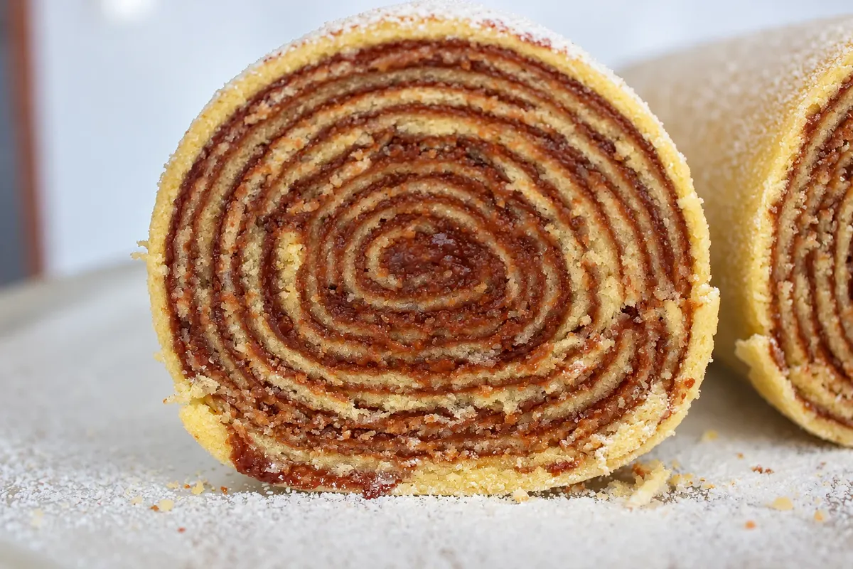 Bolo de rolo — detail of the food or preparation.