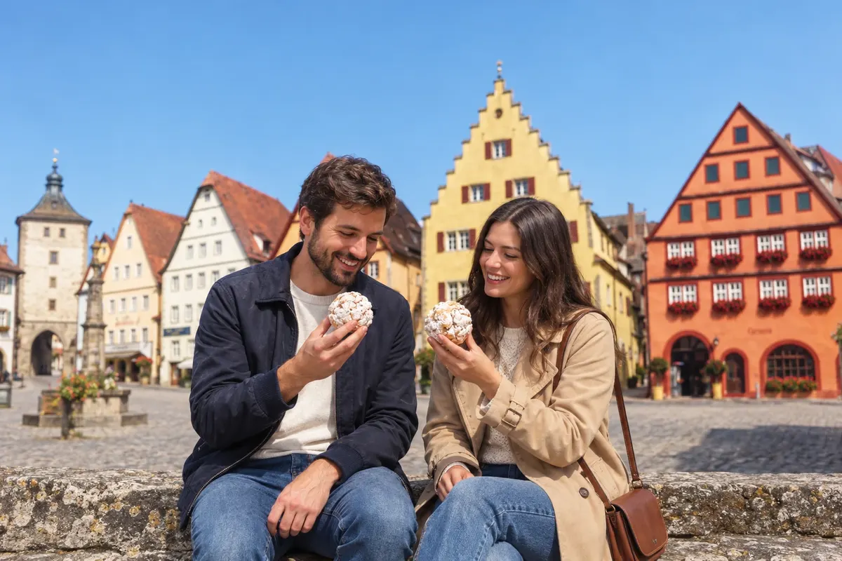 Rothenburger Schneeballen — Rothenburg ob der Tauber, Alemania