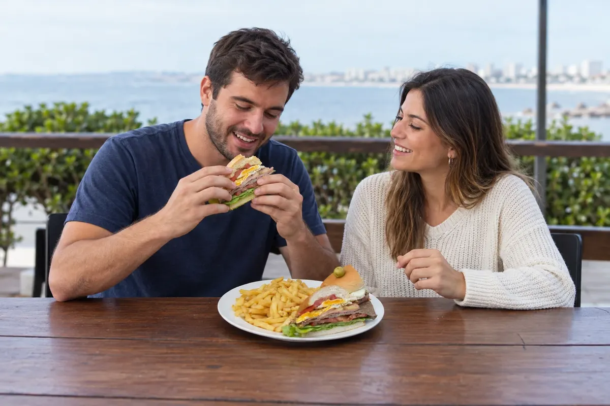 Chivito — Punta del Este, Uruguay