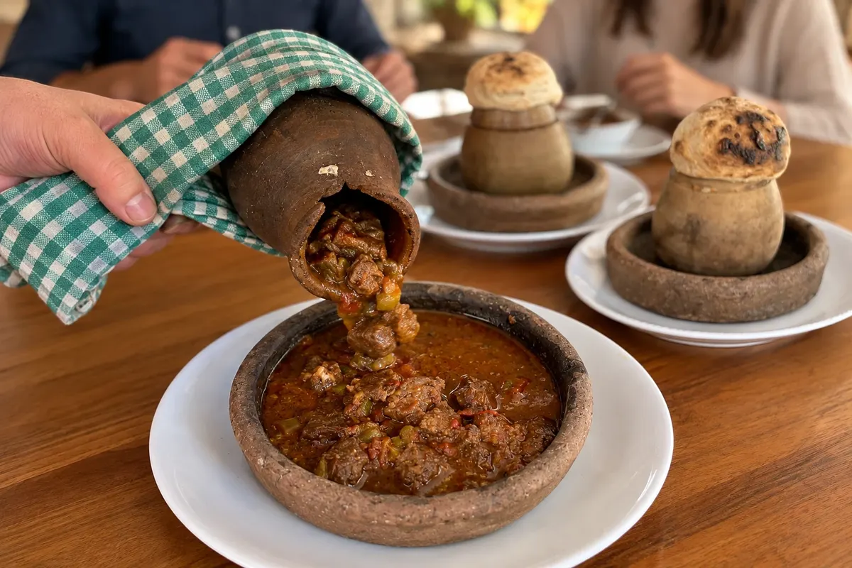 Nevşehir testi kebabı — Nevşehir, Turkey