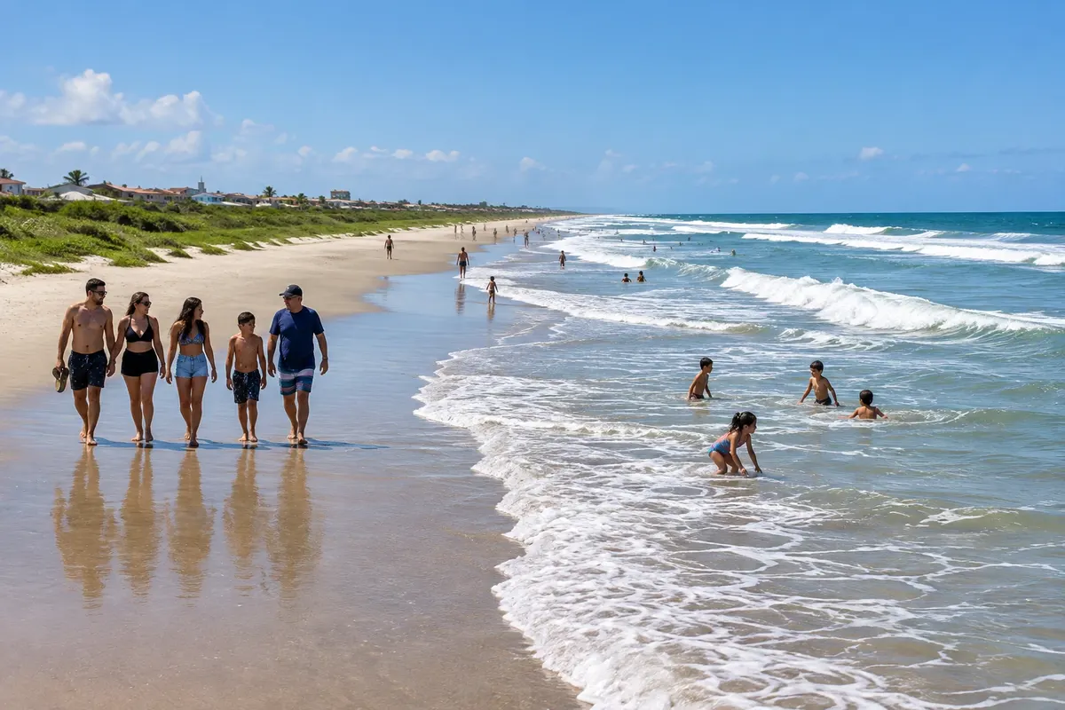 A summer morning at Praia de Leste
