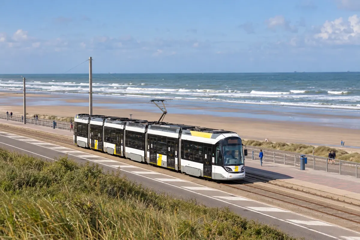 Costa belga en el Kusttram