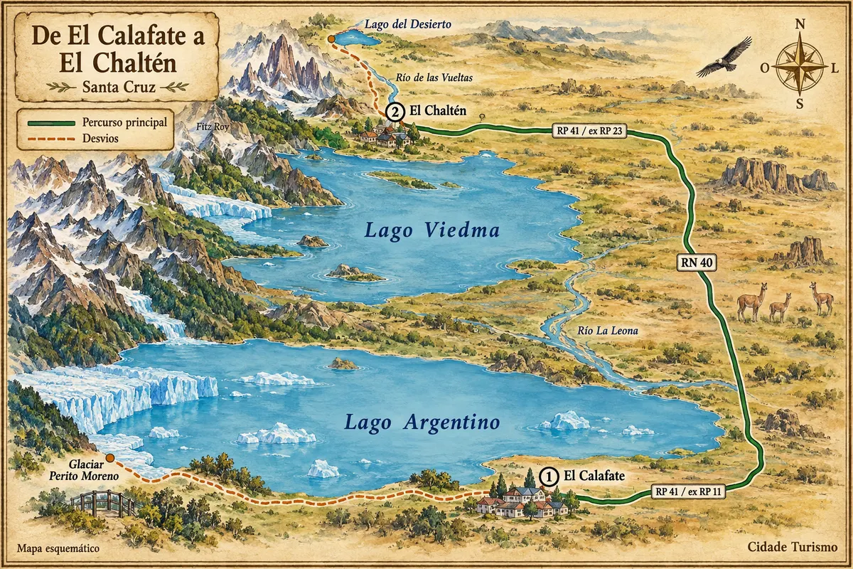 From El Calafate to El Chaltén