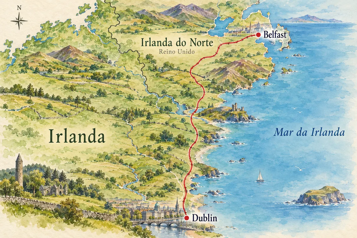 Dublin–Belfast by train