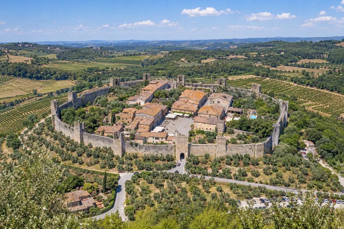 Walled village of Monteriggioni