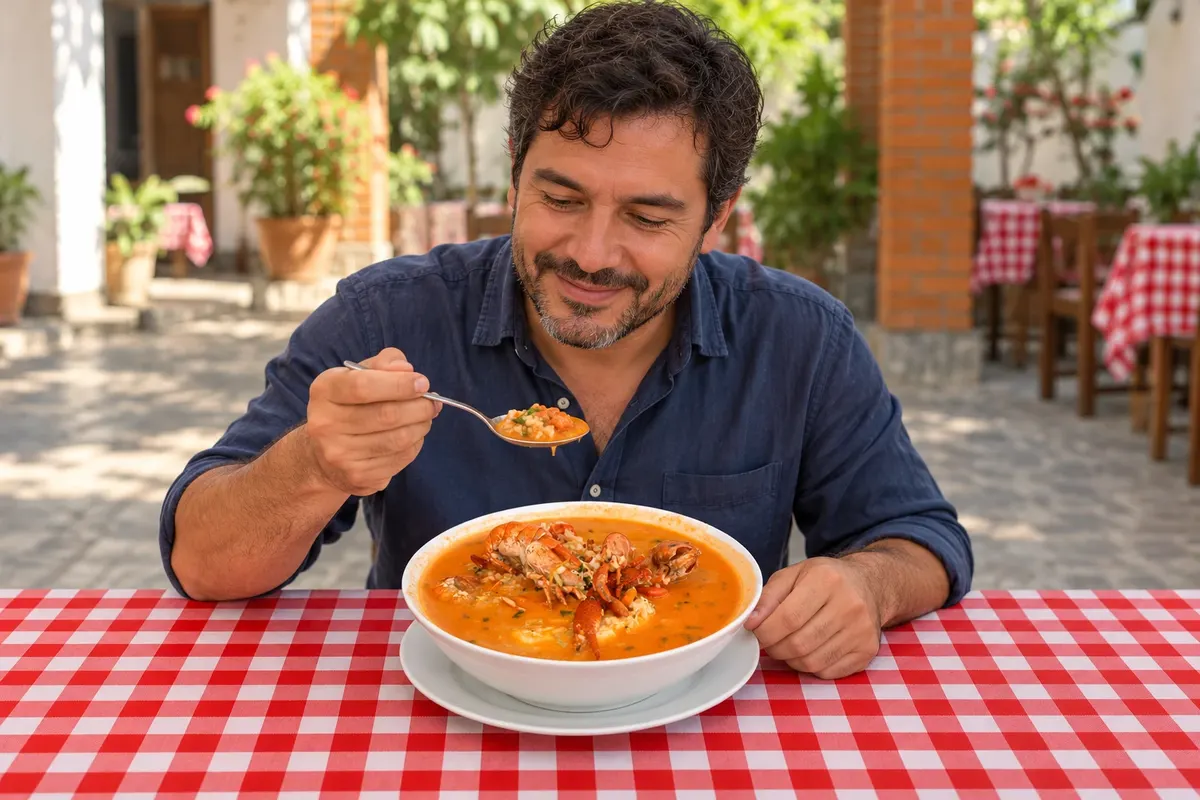 Chupe de camarones — Arequipa, Perú