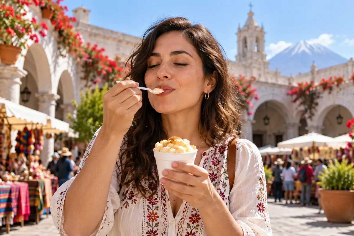 Queso helado — Arequipa, Perú