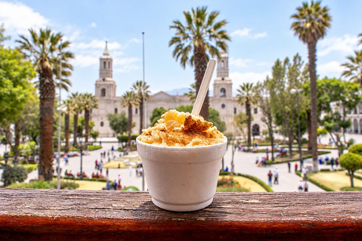 Queso helado — Arequipa, Perú