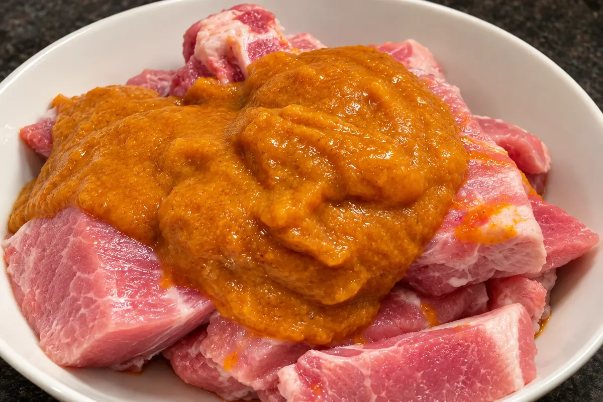 Paceño fricasé — detail.
