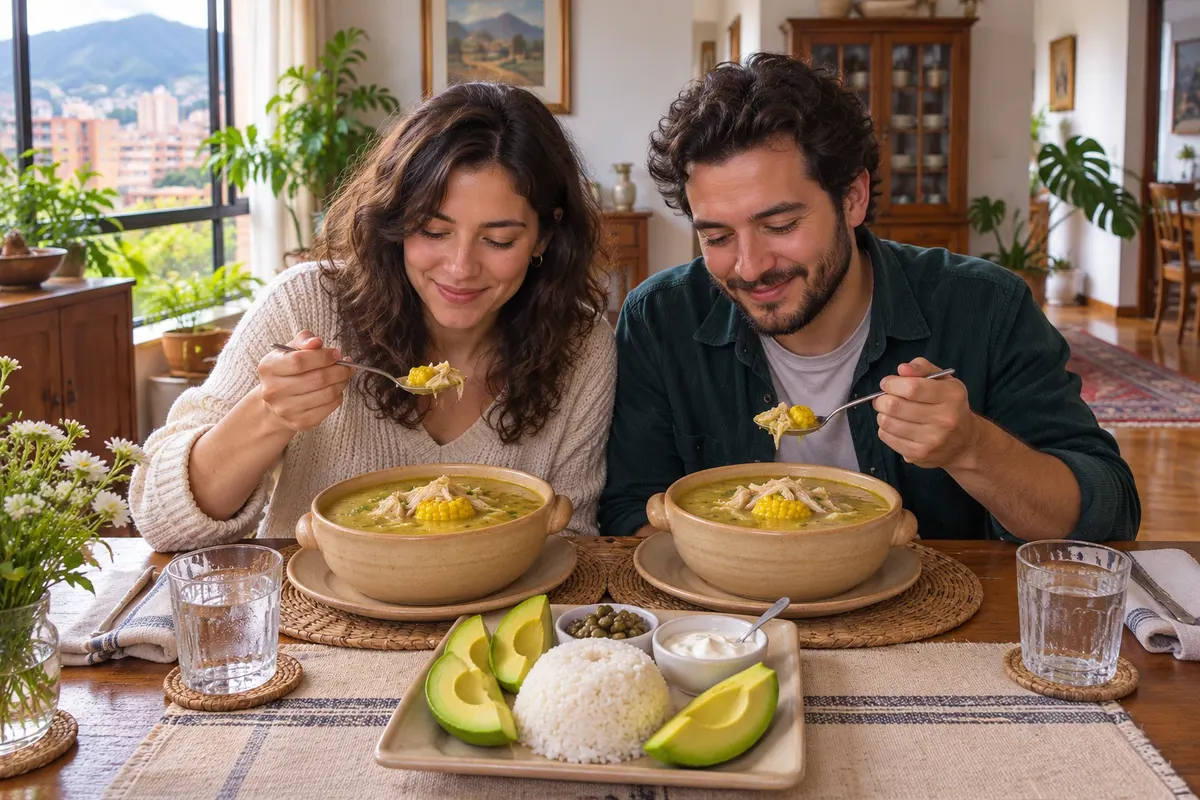 Ajiaco santafereño — Bogotá, Colombia