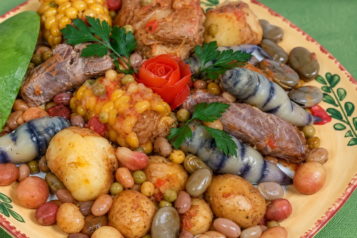 Cocido boyacense — detalle.