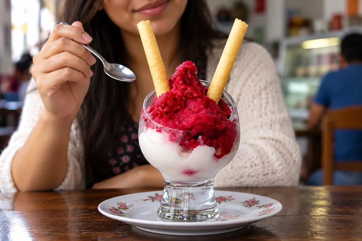 Helado de paila — Ibarra, Ecuador