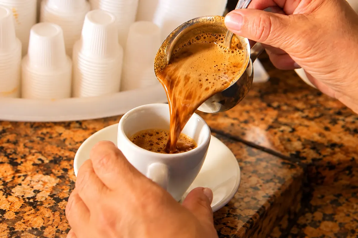 Cafecito — detail of the presentation or service