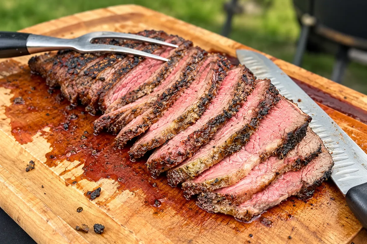 Santa Maria‑style barbecue — presentation or service detail