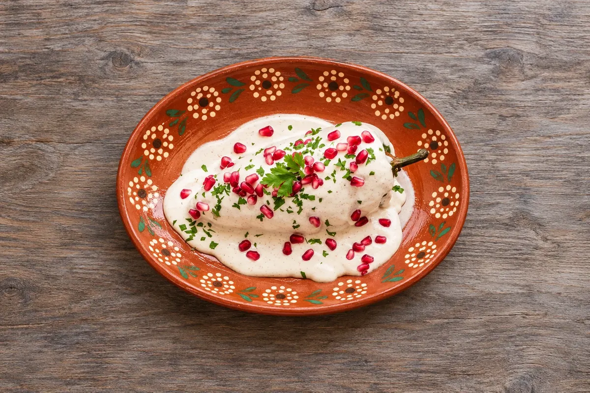 Chiles en nogada — Puebla, Mexico