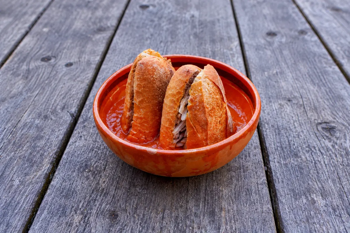Torta ahogada — Guadalajara, Mexico