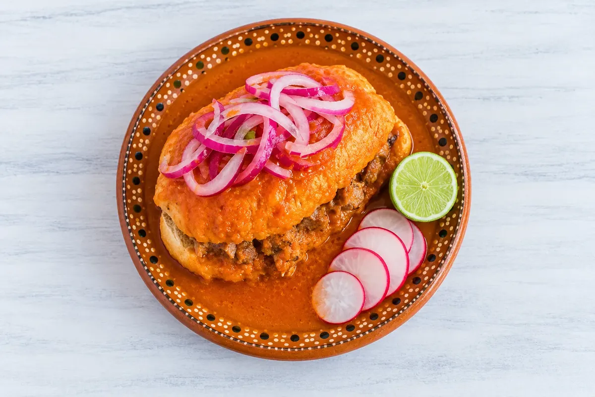 Torta ahogada — Guadalajara, Mexico