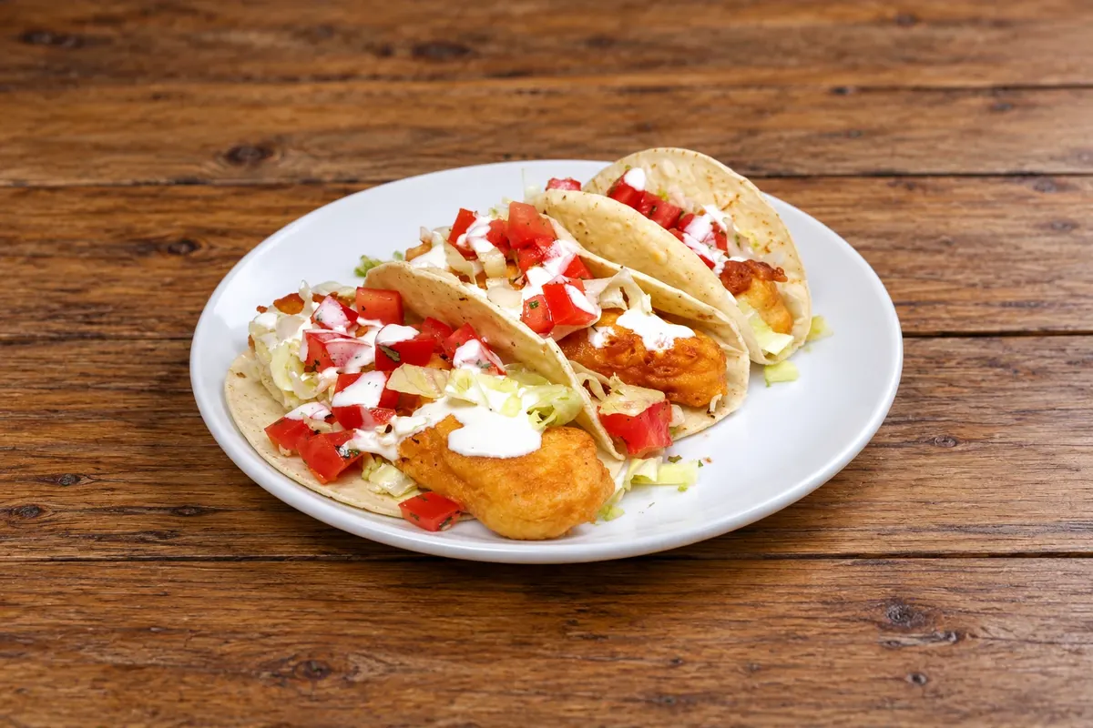 Taco de pescado estilo Ensenada — Ensenada, Mexico
