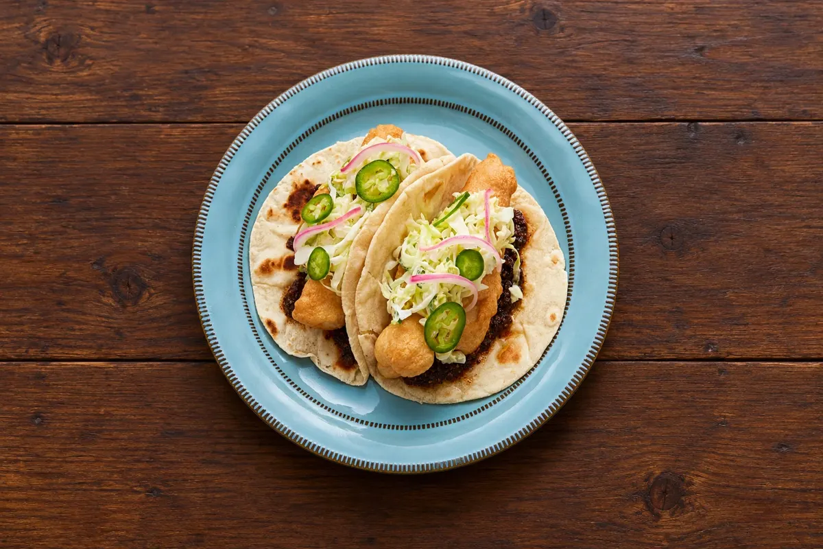 Taco de pescado estilo Ensenada — Ensenada, Mexico