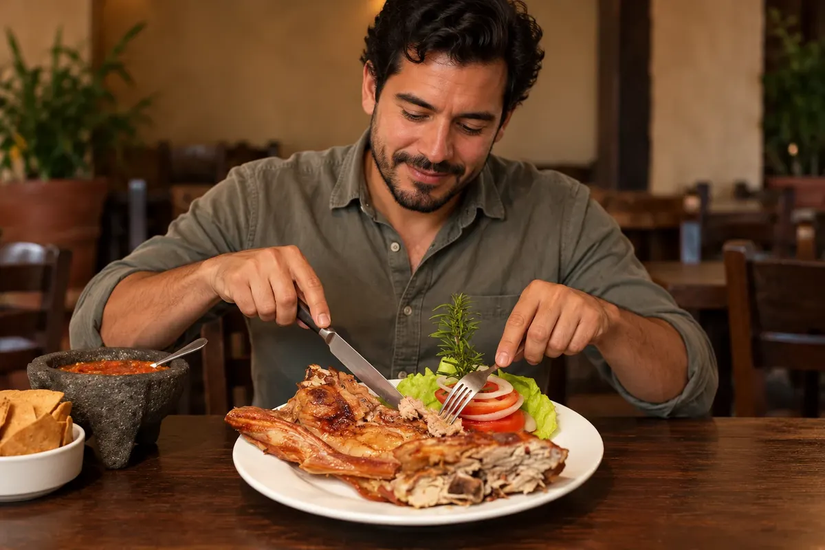 Cabrito al pastor — Nuevo León, Mexico