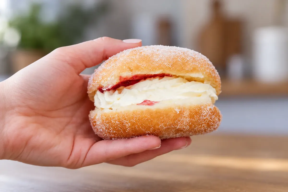 Kitchener bun — detail.