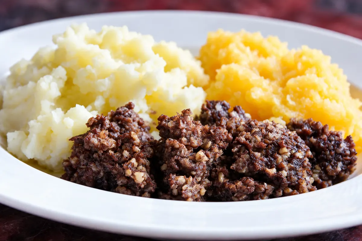 Haggis — detail.