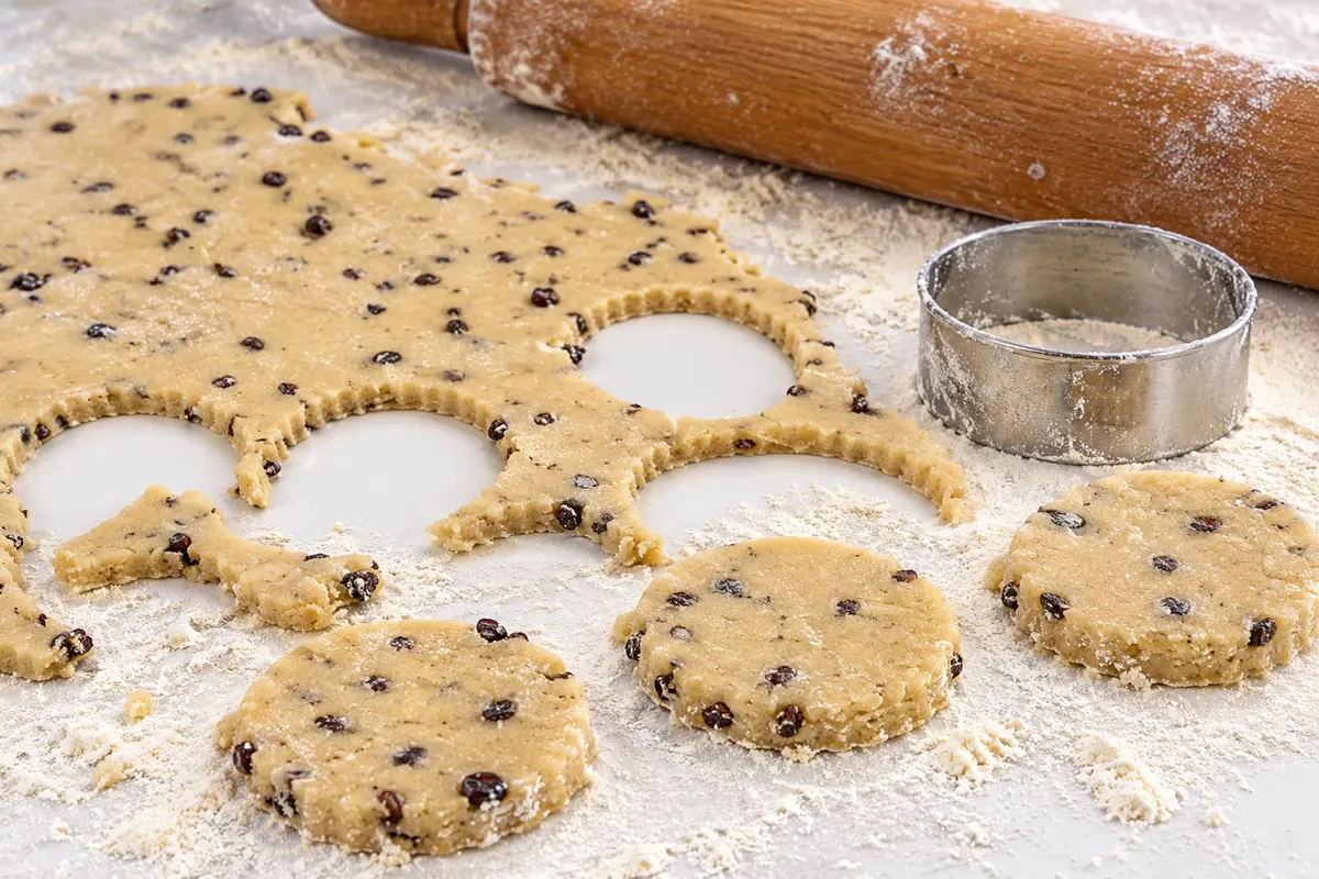 Welsh cakes — detail.