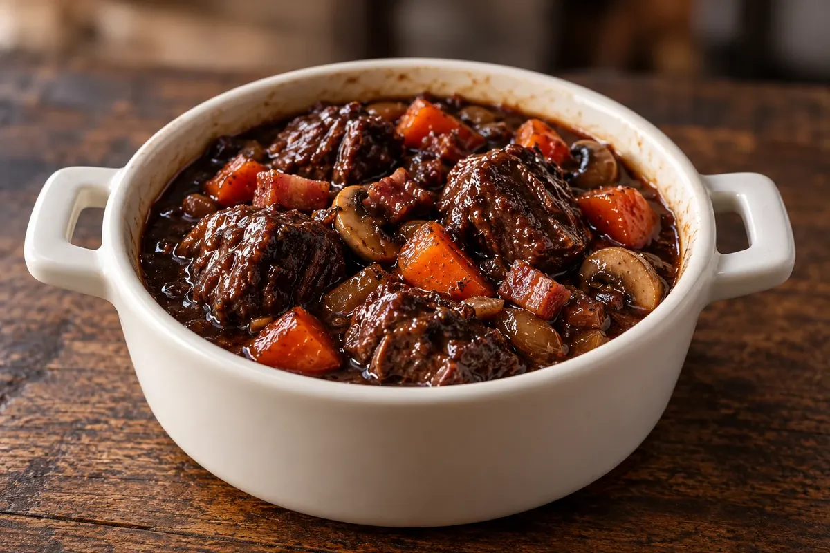 Bœuf bourguignon — Borgonha-Franco-Condado, Francia
