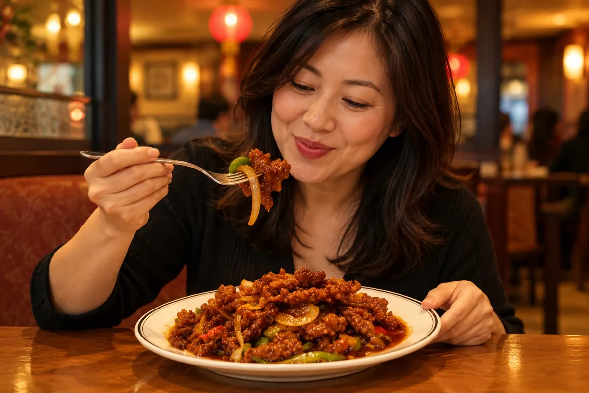 Ginger beef — Calgary, Canada