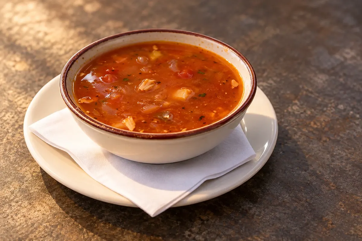 Minorcan clam chowder — San Agustín, Estados Unidos